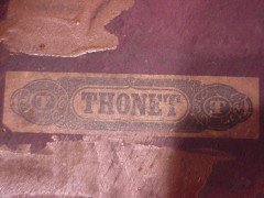 Thonet. A Bentwood Settee with Scrollwork Decoration with Caned Seat & Back - Thumbnail 19