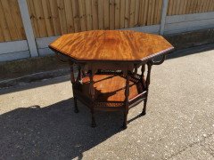 George Faulkner Armitage. Aesthetic Movement Octagonal Mahogany Centre Table - Thumbnail 2
