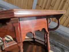 George Faulkner Armitage. An Aesthetic Movement Octagonal Mahogany Center Table - Thumbnail 8