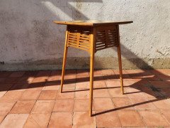 Liberty & Co., an Arts & Crafts Side Table with Green & Yellow Tiles to the Top - Thumbnail 3