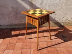 Liberty & Co., an Arts & Crafts Side Table with Green & Yellow Tiles to the Top - Thumbnail 4