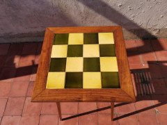 Liberty & Co., Arts & Crafts Side Table with Green & Yellow Tiles to the Top - Thumbnail 5