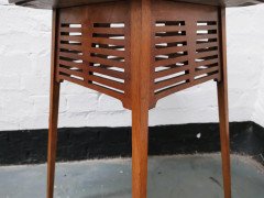 Liberty & Co., Arts & Crafts Side Table with Green & Yellow Tiles to the Top - Thumbnail 7