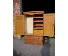 Lamb of Manchester, Aesthetic Movement Compactum Armoire Wardrobe - Thumbnail 3