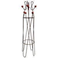 Roger Féraud, Mid-Century Painted Iron Clef de Sol Coat Stand