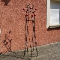 Roger Féraud, Mid-Century Painted Iron Clef de Sol Coat Stand - Thumbnail 2