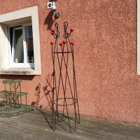 Roger Féraud, Mid-Century Painted Iron Clef de Sol Coat Stand - Thumbnail 3