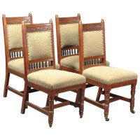 Set of Four Dining Chairs Attributed, to E. W. Godwin - Thumbnail 2