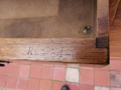 Harris Lebus Arts & Crafts Oak Chest of Drawers with Brass Ring Pull Handles - Thumbnail 9