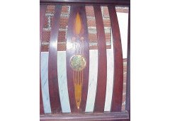 Shapland & Petter. Rare Arts & Crafts Mahogany Inlaid Dining Room Suite - Thumbnail 4