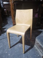 Riccardo Blumer for Alias, Laleggera 32 X Stacking Maple Chairs with Steel Trolleys - Thumbnail 5