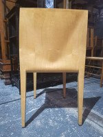 Riccardo Blumer for Alias, Laleggera 32 X Stacking Maple Chairs with Steel Trolleys - Thumbnail 7
