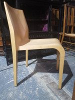 Riccardo Blumer for Alias, Laleggera 32 X Stacking Maple Chairs with Steel Trolleys - Thumbnail 12