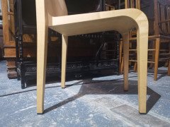 Riccardo Blumer for Alias, Laleggera 32 X Stacking Maple Chairs with Steel Trolleys - Thumbnail 13