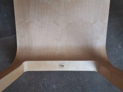 Riccardo Blumer for Alias, Laleggera 32 X Stacking Maple Chairs with Steel Trolleys - Thumbnail 19