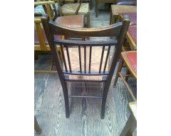 Shapland & Petter, attributed. A Set of Four Simple Arts & Crafts Rush Seated Chairs - Thumbnail 4