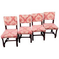 A. W. N. Pugin, Stamped Gillows, a Set of Four Gothic Revival Oak Dining Chairs - Thumbnail 1