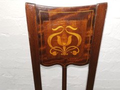 G. M. Ellwood for J. S. Henry, English Art Nouveau Armchair with Stylised Inlays - Thumbnail 4