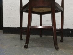 G. M. Ellwood for J. S. Henry, English Art Nouveau Armchair with Stylised Inlays - Thumbnail 8