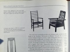 Liberty & Co. Arts & Crafts Low Ladder Back Armchair with Rush Seat - Thumbnail 2