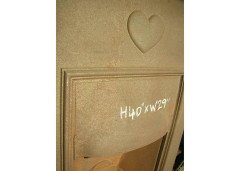 C. F. A Voysey Attributed, Arts & Crafts Cast Iron Fireplace with Simple Heart - Thumbnail 3