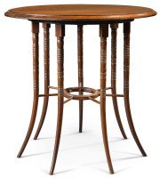 E. W. Godwin. An Anglo-Japanese Aesthetic Movement Walnut Centre or Dining Table - Thumbnail 18
