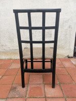 Liberty & Co. An English Beech Rush Seated Lattice Back Children's Chair - Thumbnail 6