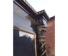 Dr. C. Dresser Attributed, Aesthetic Movement Incised, Gilded & Ebonised Display Cabinet - Thumbnail 6