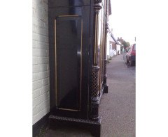 Dr. C. Dresser, attributed. Aesthetic Movement Incised, Gilded & Ebonized Display Cabinet - Thumbnail 19