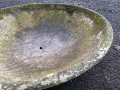 Willy Guhl for Eternit, 2 Pairs Mid-Century Modern Concrete Garden Dish Planters - Thumbnail 16