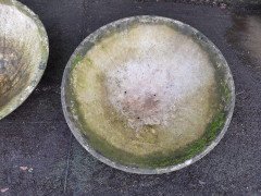 Willy Guhl for Eternit, 2 Pairs Mid-Century Modern Concrete Garden Dish Planters - Thumbnail 19