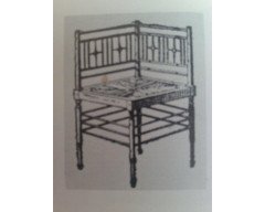 Liberty & Co. Aesthetic Movement ebonized corner armchair from the Argyll suite - Thumbnail 19