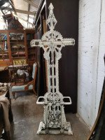 Falkirk, Style of. Dr. C. Dresser, Aesthetic Movement Painted Cast Iron Stick Stand - Thumbnail 17