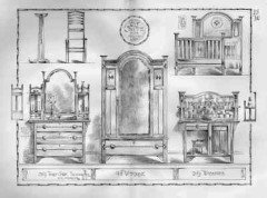M. H. Baillie Scott Style, Shapland & Petter Arts & Crafts Inlaid Wardrobe - Thumbnail 21