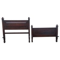 Shapland & Petter an Arts & Crafts Oak Double Bed in the Manner of C. F. A. Voysey - Thumbnail 1