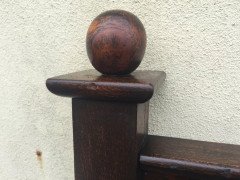 Shapland & Petter Arts & Crafts Oak Double Bed in the Manner of C. F. A. Voysey - Thumbnail 6