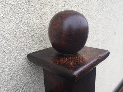 Shapland & Petter Arts & Crafts Oak Double Bed in the Manner of C. F. A. Voysey - Thumbnail 7