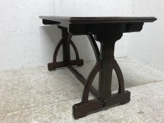 A. W. N. Pugin Attributed, Gillows Lancaster. A Gothic Revival Walnut Library Table. - Thumbnail 5