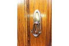 George Walton, Style of. A Small Arts & Crafts Oak Sideboard with Floral Carvings - Thumbnail 8