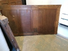 A. W. N. Pugin, attributed, Four Pieces of Gothic Revival Oak Linen Fold Paneling - Thumbnail 14