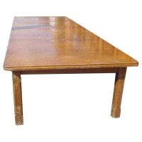 Aesthetic Movement Oak Dining Table Designed As Two Fitted Together
