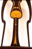 Arts & Crafts Liberty & Co. Inlaid Mahogany Side Chair - Thumbnail 1