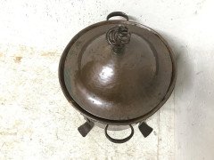 C. F. A Voysey, Arts & Crafts Copper Coal Bucket with Hand Formed Iron Details - Thumbnail 3