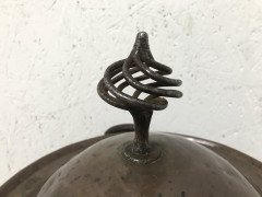 C. F. A Voysey, Arts & Crafts Copper Coal Bucket with Hand Formed Iron Details - Thumbnail 4