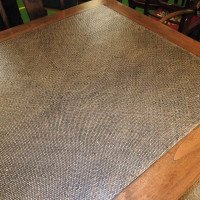 Chinese Hard Wood Dining Table & Eight Matching Chairs All with Stylised Carving - Thumbnail 5