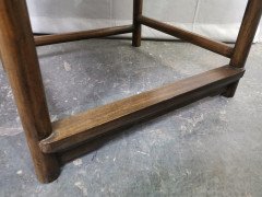 Chinese Hard Wood Dining Table & Eight Matching Chairs All with Stylised Carving - Thumbnail 19