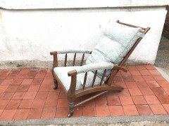 Jas Shoolbred, In the style of Morris & Co., a Reclining Upholstered Armchair - Thumbnail 3