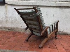 Jas Shoolbred, In the style of Morris & Co., a Reclining Upholstered Armchair - Thumbnail 4