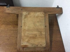 Cotswold School Arts & Crafts Oak Hall Mirror, attributed, to Stanley Webb Davies - Thumbnail 6