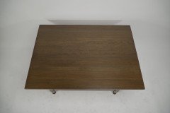 Wylie & Lochhead Attributed, an Arts & Crafts Glasgow School Oak Dining Table - Thumbnail 5